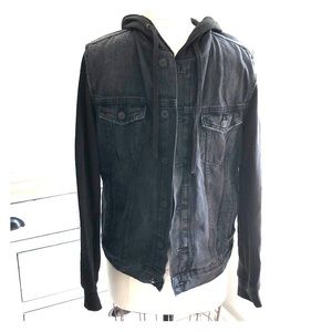 black denim jacket h and m